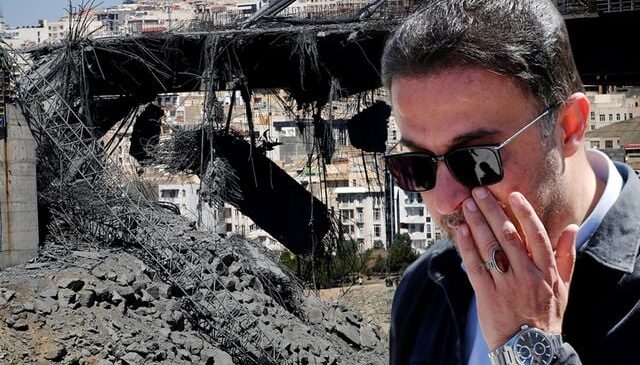 Orta Doğu’nun en yüksek köprüsünde ağır yıkım! Proje müdürü gözyaşlarını tutamadı