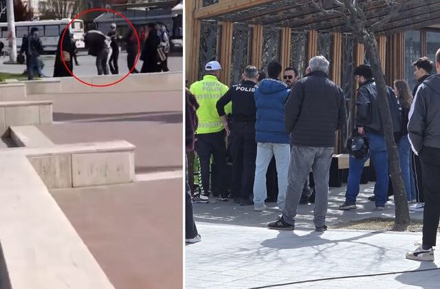 Kenti karıştıran iddia! Şüpheliyi meydanda yakalayıp darp ettiler