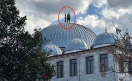 İntihar etmek için cami çatısına çıktı, 2 saatlik çabayla aşağı indirildi