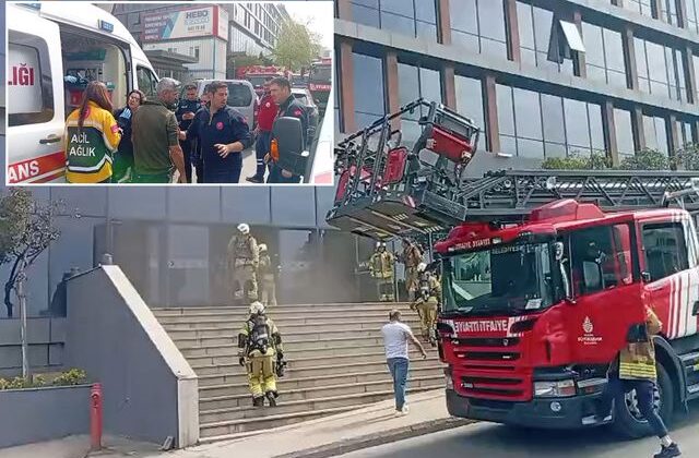 Pendik’te ev tekstili atölyesinde yangın! Mahsur kalanlar var