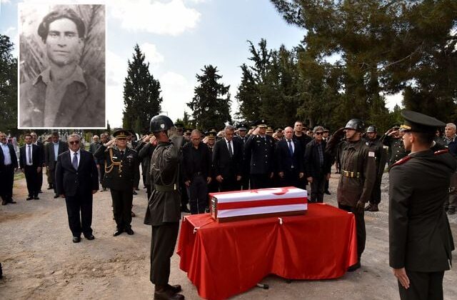 62 yıl sonra gelen veda: Rum polisinin kaçırdığı Reşat Ahmet dualarla toprağa verildi