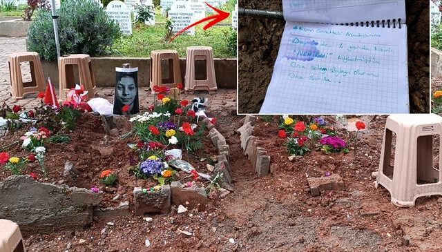 Yan yana toprağa verilen öğrencilerin mezarında depremzede anneden yürek dağlayan not