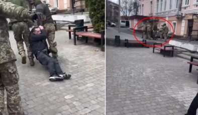 Savaştaki ülkede olay görüntü! Zorla cepheye götürdüler