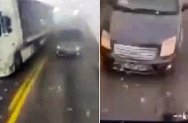 Artvin’de tır ile hafif ticari araç kafa kafaya çarpıştı: 2 yaralı