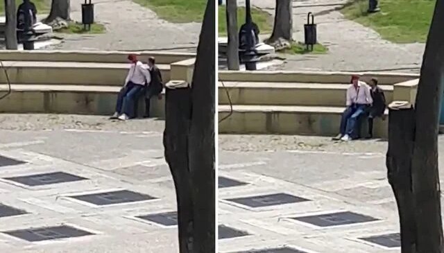 Şehrin göbeğinde rezil görüntü: Başımıza taş yağacak