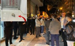 Belediyede işe giremedi, ilçe binasını taşladı