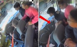 Seyir halindeki otobüsün şoförü bayıldı! Dehşeti yaşayan çocuklar bakın ne yaptı