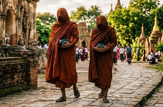 Sri Lanka’da valizlerinde toplam 110 kilogram uyuşturucu madde bulunan keşişler gözaltına alındı
