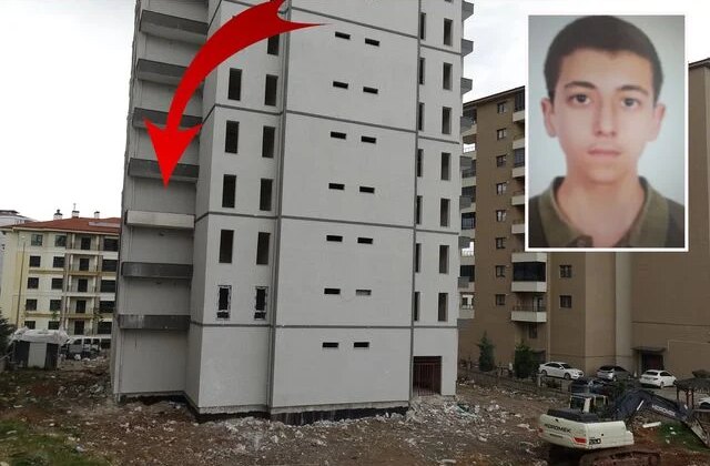 25 metreden yere çakılan 17 yaşındaki stajyer hayatını kaybetti