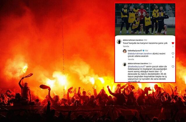 Süper Lig’de oynayan futbolcu taraftarlar birbirine girdi: Çocuk odana asarsın