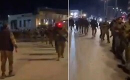 Suriye ordusundan dikkat çeken yürüyüş: Gazze bizim sloganımız, düşman sana geliyoruz