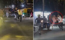 Tacize uğrayan 3 kadın sapığı evire çevire dövdü, çevredekiler film gibi izledi