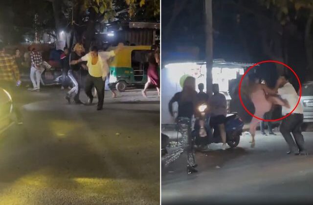 Tacize uğrayan 3 kadın sapığı evire çevire dövdü, çevredekiler film gibi izledi