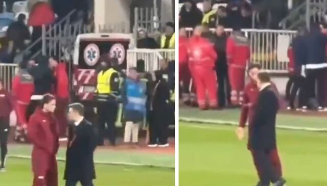 Tarihi maçtan saatler sonra ortaya çıkan görüntü! Yıldız futbolcumuzu kızdıran olay