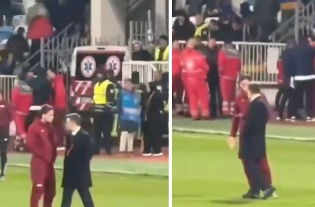 Tarihi maçtan saatler sonra ortaya çıkan görüntü! Yıldız futbolcumuzu kızdıran olay