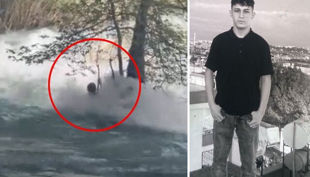 Tarsus’ta kayıp genç akıntıya böyle kapıldı: Son görüntüleri ortaya çıktı