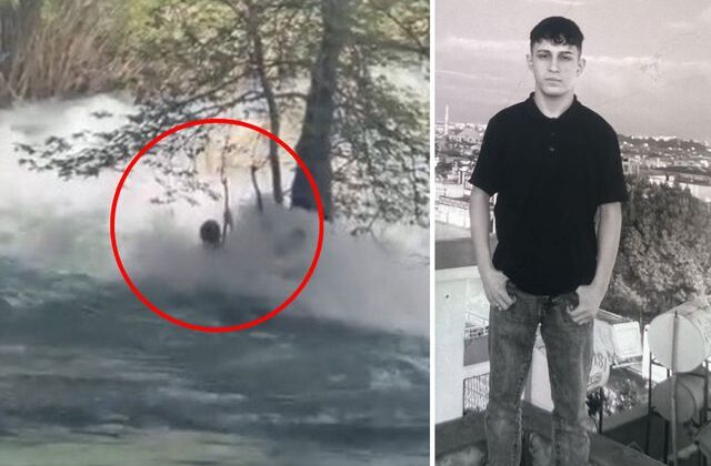 Tarsus’ta kayıp genç akıntıya böyle kapıldı: Son görüntüleri ortaya çıktı