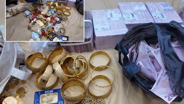 Hepsi aynı evde ele geçirildi! Resmen servet