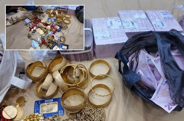 Hepsi aynı evde ele geçirildi! Resmen servet