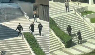 Teröristlerle çatışan polislerle dalga geçmişlerdi! O şahısların çalıştığı firmadan açıklama var