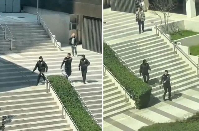 Teröristlerle çatışan polislerle dalga geçmişlerdi! O şahısların çalıştığı firmadan açıklama var