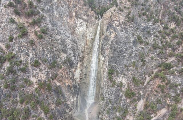 Tokat’ta kuruyan şelale yeniden hayat buldu