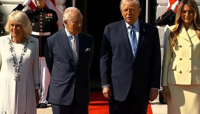 Trump, Beyaz Saray’da İngiltere Kraliyetini ağırladı