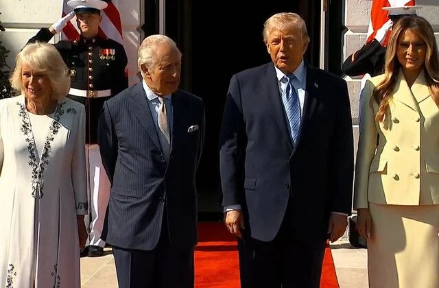 Trump, Beyaz Saray’da İngiltere Kraliyetini ağırladı