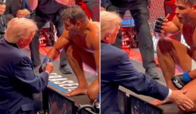 Trump’tan Brezilyalı dövüşçüye: Çok yakışıklı bir adamsın, model olabilirsin