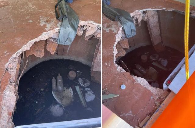 Tuvalet çöktü, turist 2 metre derinliğindeki atık çukuruna düştü