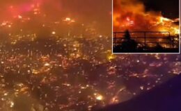 Ülke felaketi yaşıyor! Suyun üstündeki kasaba küle döndü