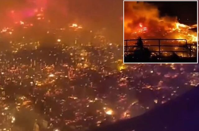 Ülke felaketi yaşıyor! Suyun üstündeki kasaba küle döndü