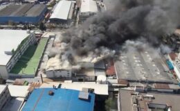 Ümraniye’de iş yerinde yangın