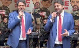 Ünlü şarkıcı Hakan Taşıyan, Konya’da bir çorbacıda sahne aldı