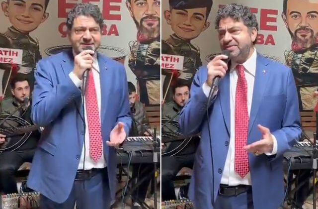 Ünlü şarkıcı Hakan Taşıyan, Konya’da bir çorbacıda sahne aldı