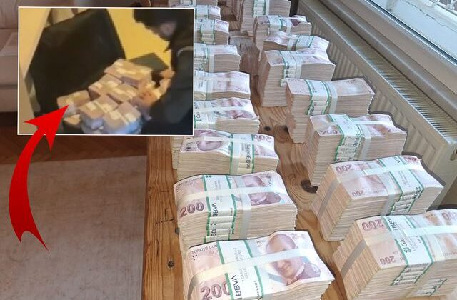 Üsküdar Belediyesi operasyonunda ele geçildi! Balya balya para masaya sığmadı