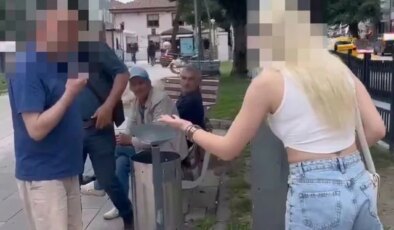 Yaşlı adam, genç kızın kıyafetine laf edince ortalık karıştı