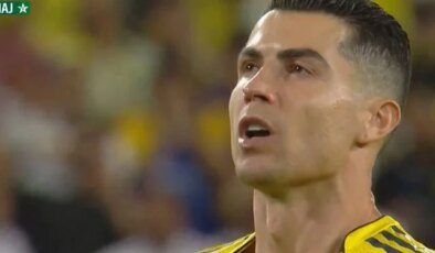 Yok artık Ronaldo! Penaltı öncesi söylediği kelime olay oldu