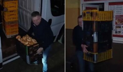 1 Mayıs’a damga vuran görüntü! Başbakan Fiko’dan fırıncıların gece mesaisine destek