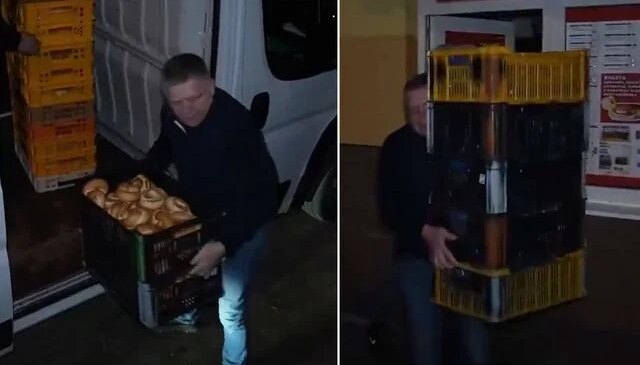 1 Mayıs’a damga vuran görüntü! Başbakan Fiko’dan fırıncıların gece mesaisine destek