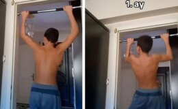4 yıl boyunca barfiks çekti, adeta bambaşka biri oldu