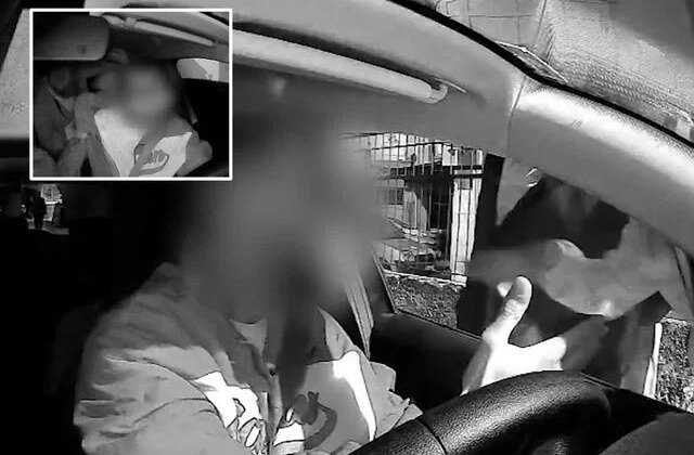 Taksiciler, uygulamayla yolcu taşıyan sürücü ve kadın yolcuya korku dolu anlar yaşattı