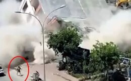 Ölümden saniyelerle kurtuldu