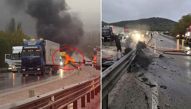 Afyonkarahisar’daki kazada iş insanı hayatını kaybetti