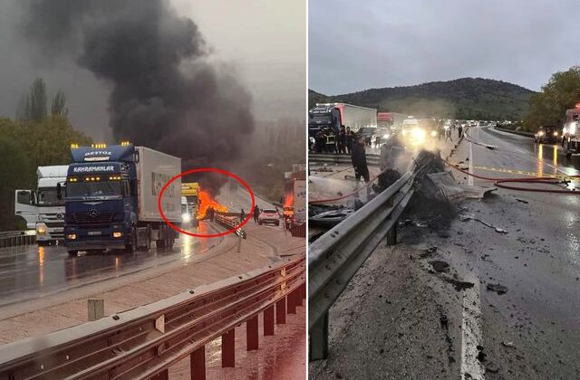 Afyonkarahisar’daki kazada iş insanı hayatını kaybetti