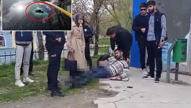 Adliyeye boşanma başvurusu yapmaya gelen eniştesini vurdu