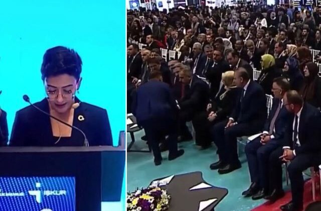 AK Partili başkanı kızdıran anons! Israrlara rağmen sahneye çıkmadı