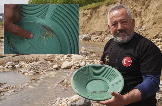 İlçeye gelip gram gram altın arıyorlar! Günde 5 gram bulan var
