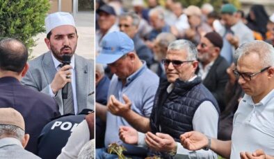 Görüntü Türkiye’den! Vatandaşlar toplanıp şükür duası yaptı