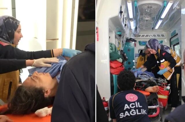 Aksaray’da süt sağma makinesindeki elektrik akıma kapılan kadın ağır yaralandı